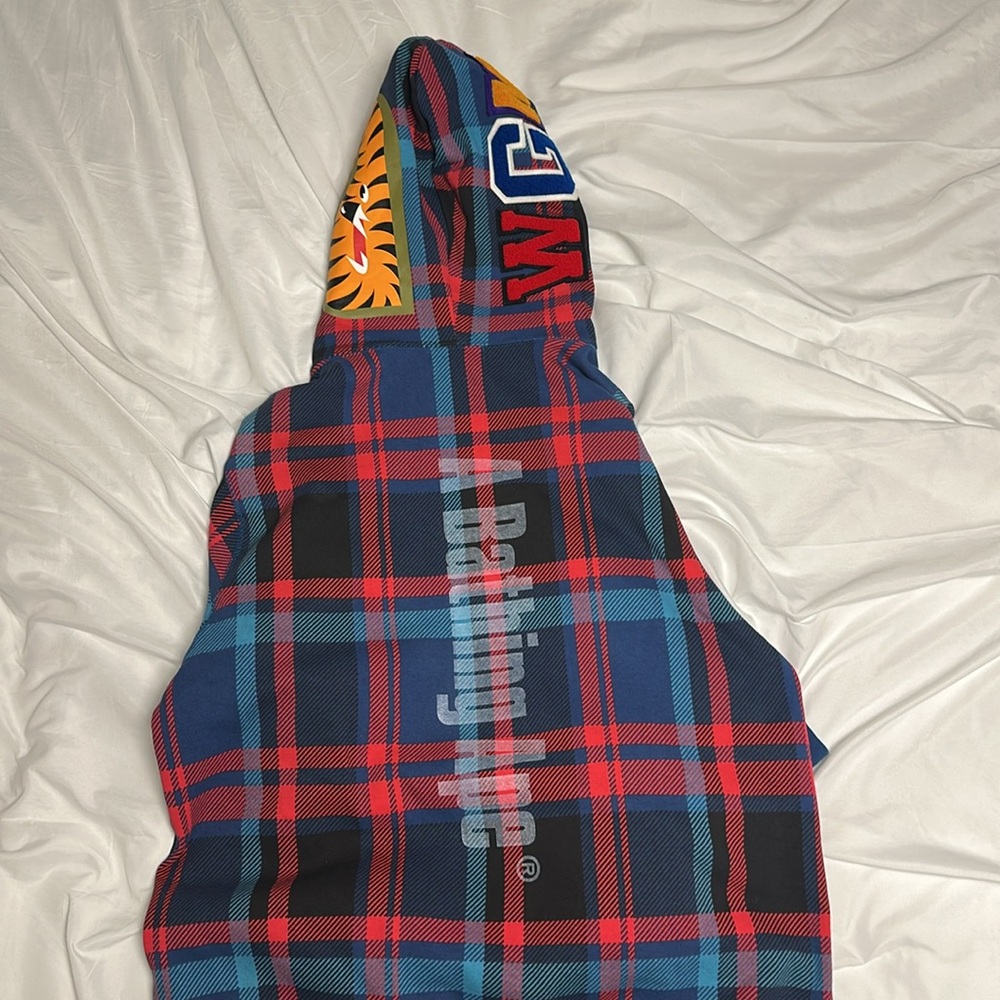 BAPE Check Shark Full Zip Hoodie (SS23) - Picture 4 of 6